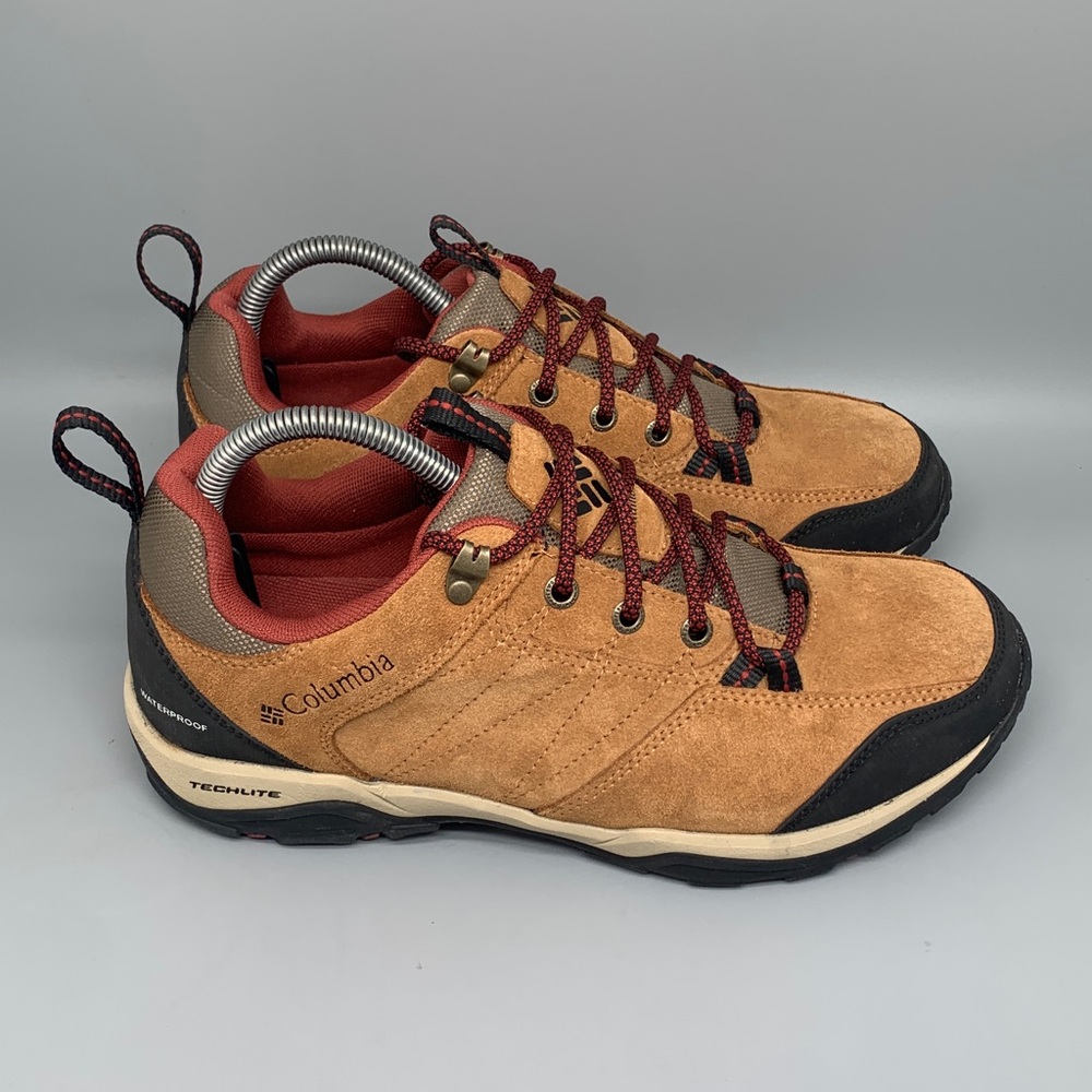 Columbia Hiking Shoes Brown Suede Trail Shoes YL1010-287 Women’s Sz 9.5